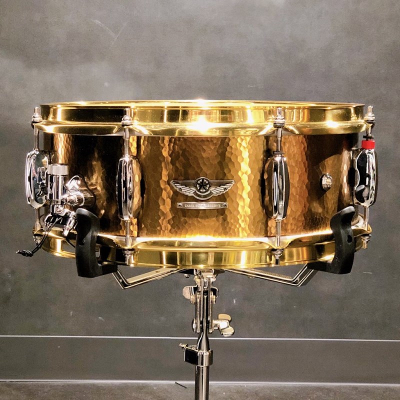 TAMA TBRS1455H STAR Reserve Snare Hand Hammered Brass 14 × 5.5の画像